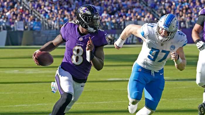 Baltimore Ravens quarterback Lamar Jackson